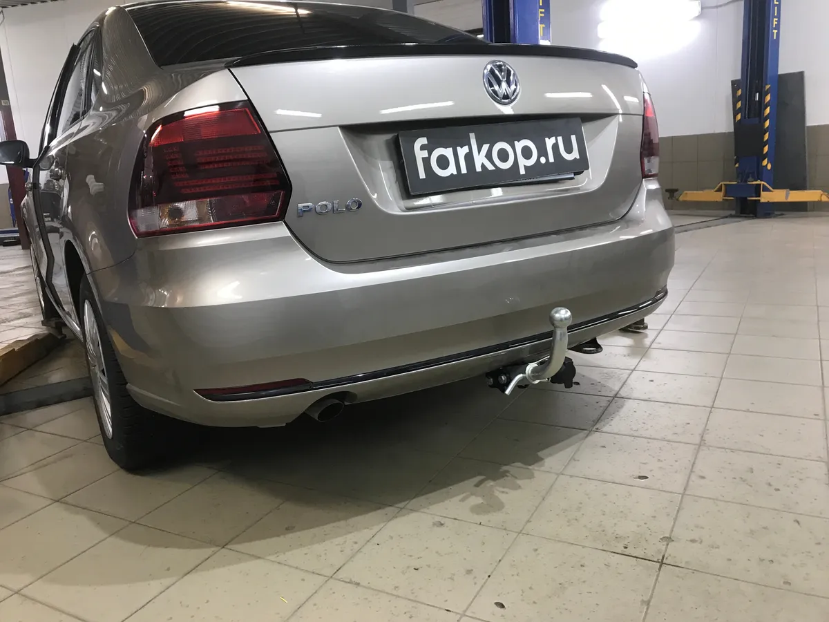 Фаркоп Лидер Плюс для Volkswagen Polo (седан) 2010-2020 V125-BA в Пермь