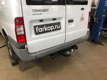 Фаркоп Лидер Плюс для Ford Transit (фургон) 2000-2014, (для а/м со ступенькой, без ступеньки) F116-F в Пермь