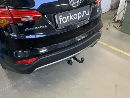 Фаркоп Лидер Плюс для Hyundai Santa Fe 2012-2018, (вкл.Grand) H224-A в Пермь
