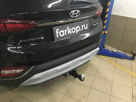 Фаркоп Лидер Плюс для Hyundai Santa Fe 2018-2022 Арт. H230-E H230-E в Пермь