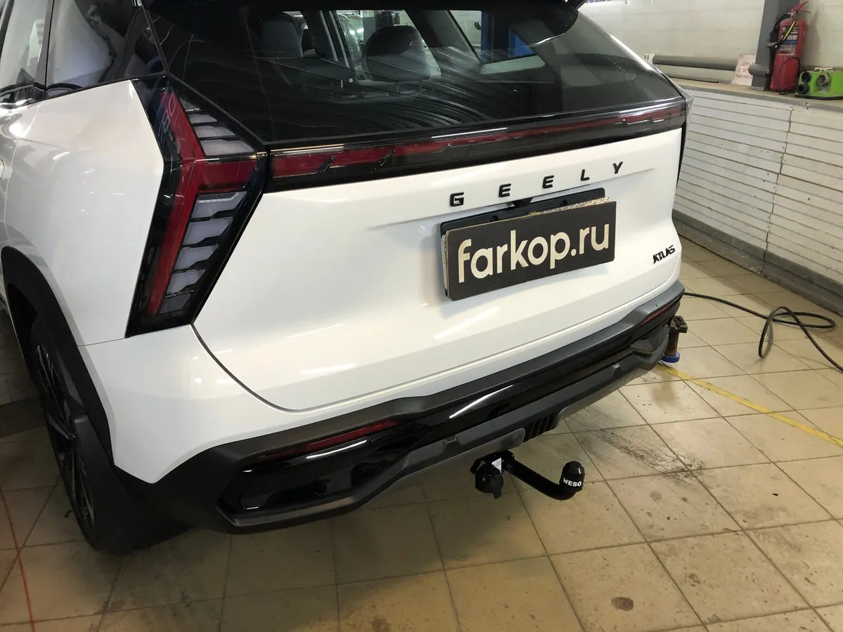 Фаркоп Oris для Geely Atlas 2023- 9030-A в Пермь Фаркоп Oris для Geely Atlas 2023- 9030-A в Пермь