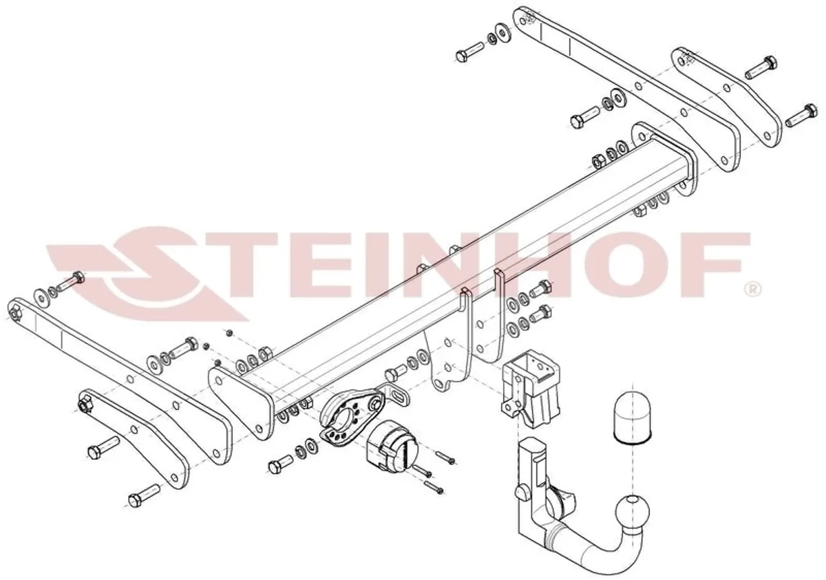 Фаркоп Steinhof для Audi Q5 2026- A-112 в Пермь Фаркоп Steinhof для Audi Q5 2026- A-112 в Пермь