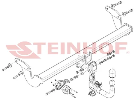 Фаркоп Steinhof для Lexus RX 2022- Арт. L-176 L-176 в Пермь