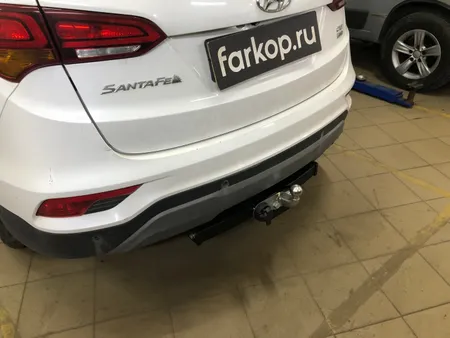 Фаркоп Лидер Плюс для Hyundai Santa Fe 2012-2018 H224-F в Пермь
