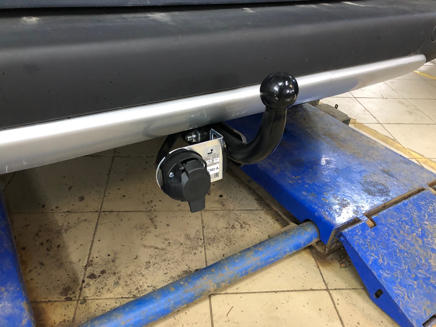 Установили фаркоп Лидер Плюс для Citroen Berlingo 2008-202 г. в.
